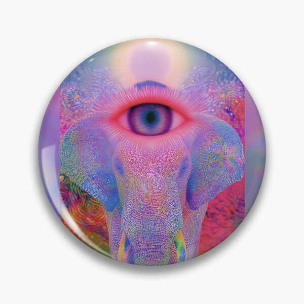 Item preview, The Rainbow Elephant's Third Eye Sun designed and sold by MongLongStudio.