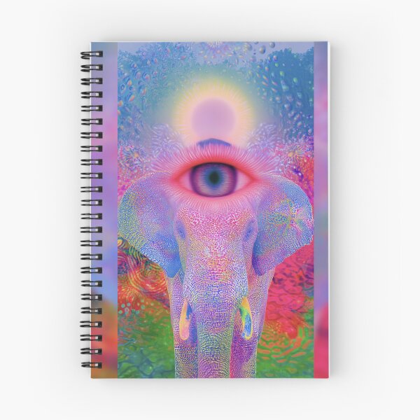 Item preview, The Rainbow Elephant's Third Eye Sun designed and sold by MongLongStudio.
