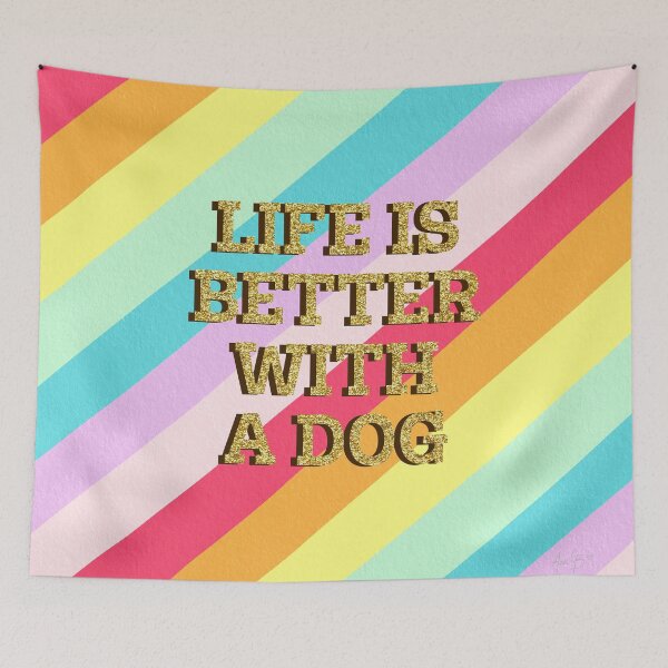 Item preview, Life is better with a dog designed and sold by Ana Gorozpe.