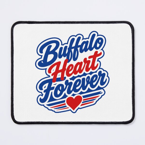 Item preview, Buffalo Heart Forever - Football Fans Game Day Design designed and sold by mazyoy.