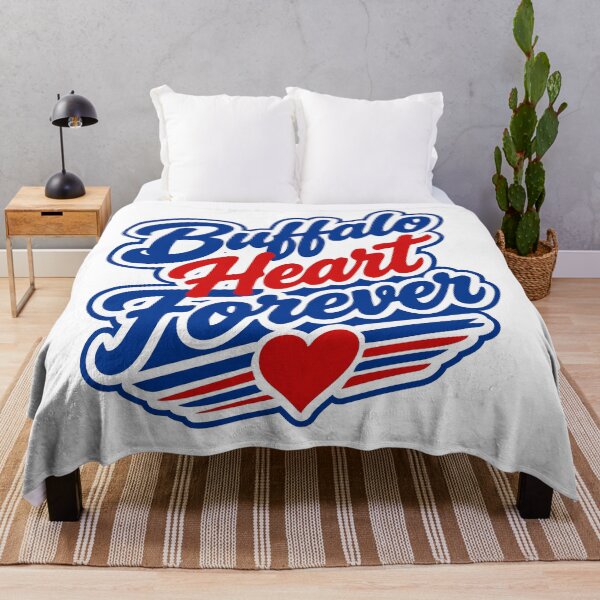Item preview, Buffalo Heart Forever - Football Fans Game Day Design designed and sold by mazyoy.