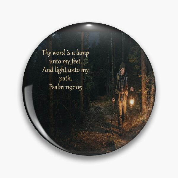 Item preview, Psalm 119 :105 Thy Word is a Lamp to My Feet Quote designed and sold by countrymouse.