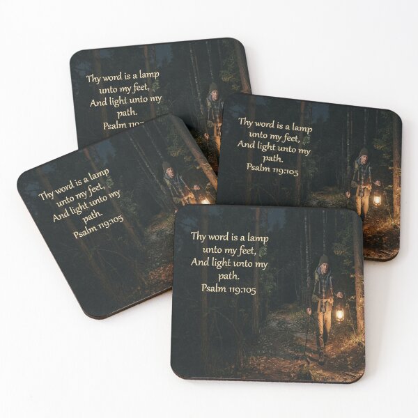 Item preview, Psalm 119 :105 Thy Word is a Lamp to My Feet Quote designed and sold by countrymouse.