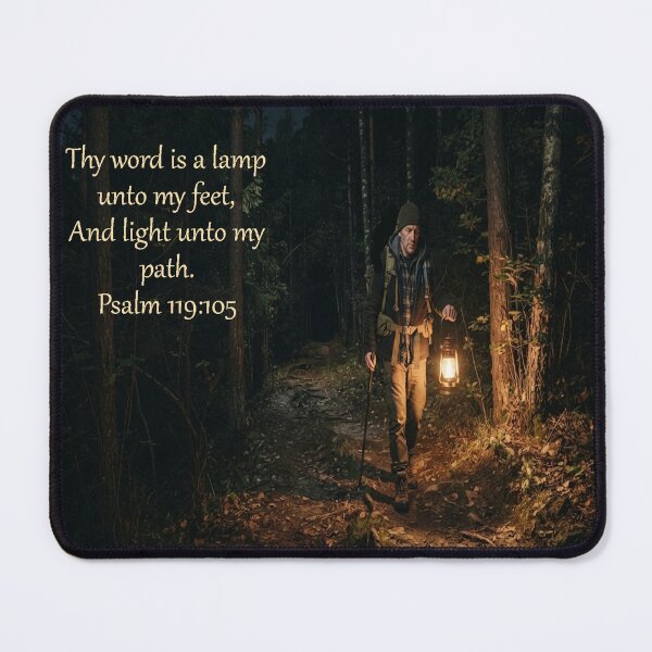 Item preview, Psalm 119 :105 Thy Word is a Lamp to My Feet Quote designed and sold by countrymouse.