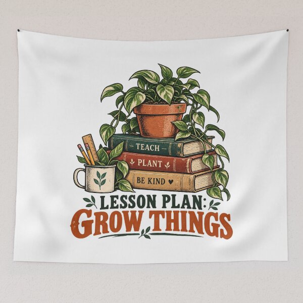 Item preview, Teacher Gardening T-Shirt – Lesson Plan Grow Things designed and sold by OFFSHIFT1.
