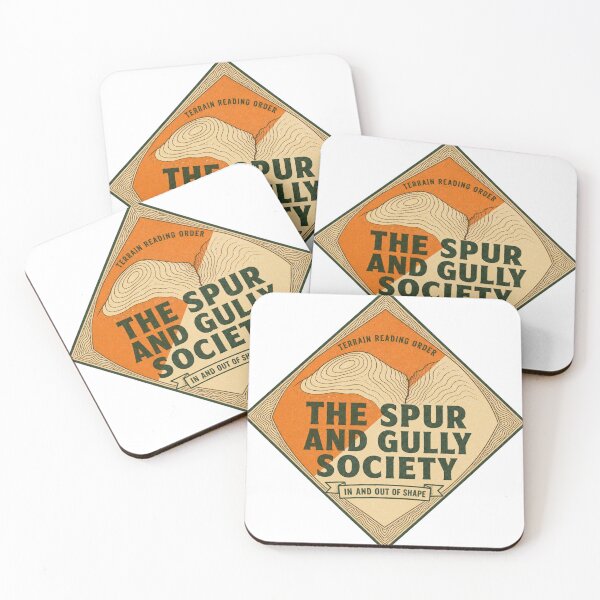 Item preview, The Spur and Gully Society Orienteering Terrain Reading Badge designed and sold by BoosterShop.