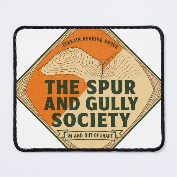 Item preview, The Spur and Gully Society Orienteering Terrain Reading Badge designed and sold by BoosterShop.