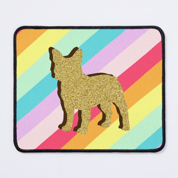 Item preview, French bulldog and stripes designed and sold by Ana Gorozpe.