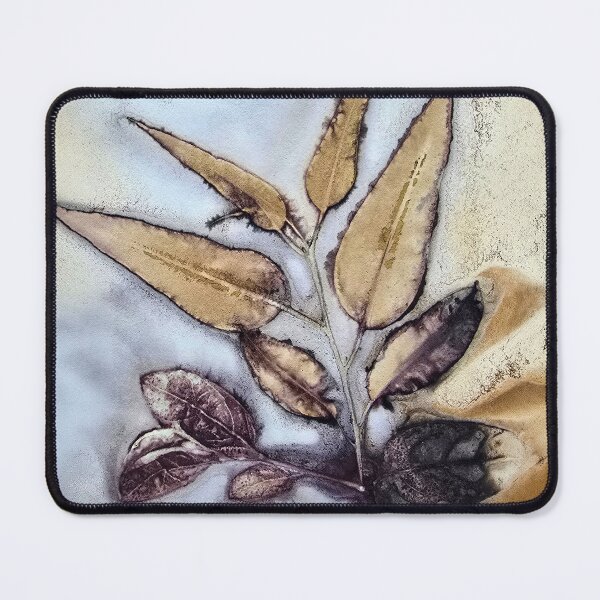 Item preview, Natural Leaf Print | Brown & Purple Eucalyptus Leaves Design designed and sold by TahliaNewland.