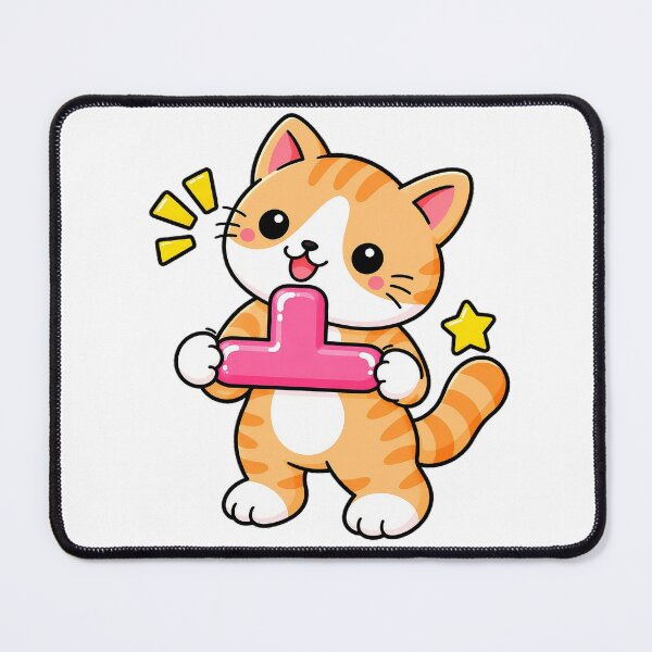 Item preview, Cute Orange Tabby Cat with Korean Hangul Vowel ㅗ Kawaii Kitty designed and sold by NoopnyangStudio.