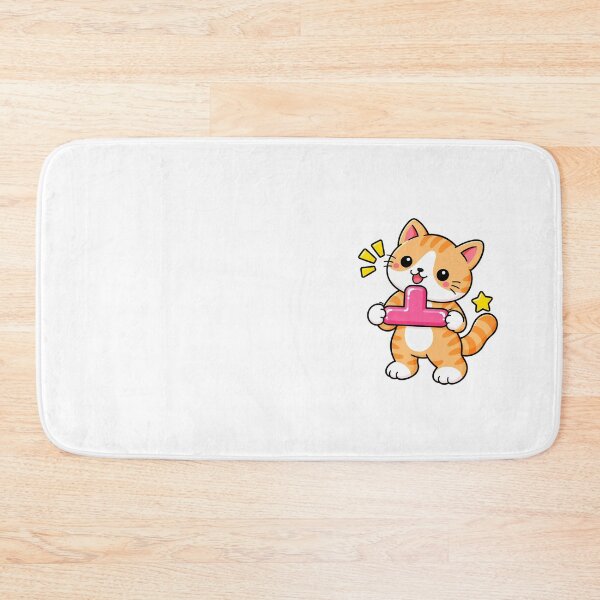 Item preview, Cute Orange Tabby Cat with Korean Hangul Vowel ㅗ Kawaii Kitty designed and sold by NoopnyangStudio.