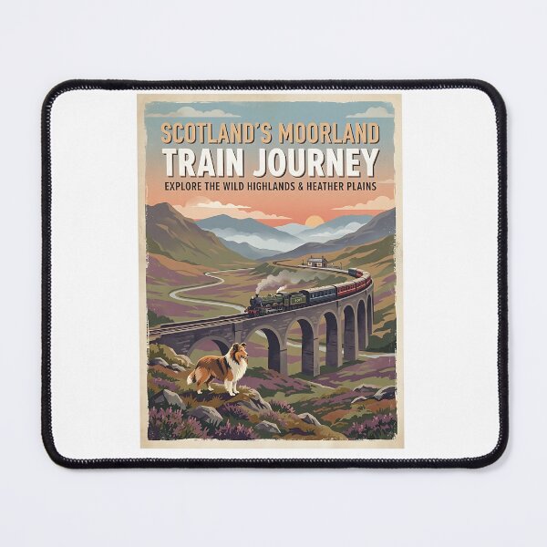 Item preview, Shetland Sheepdog Highland Train Guide designed and sold by PictoVibe.