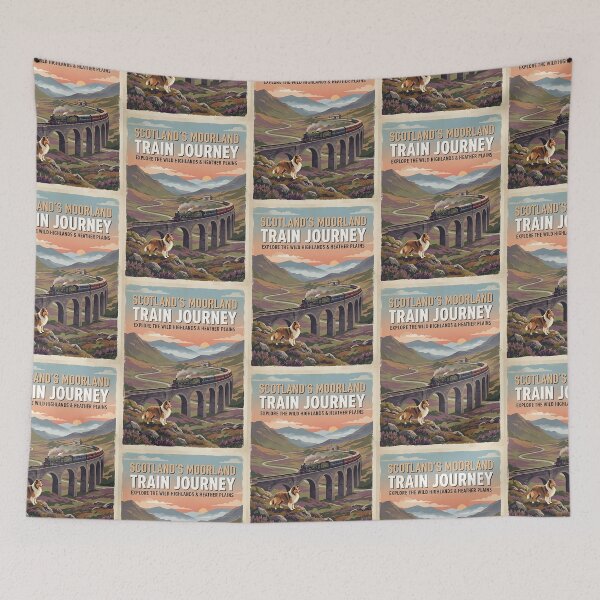 Item preview, Shetland Sheepdog Highland Train Guide designed and sold by PictoVibe.