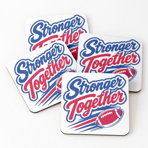 Item preview, Stronger Together Football - Buffalo Fans Game Day Apparel designed and sold by mazyoy.