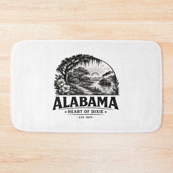 Item preview, Alabama heart of dixie designed and sold by MoodleDoon.