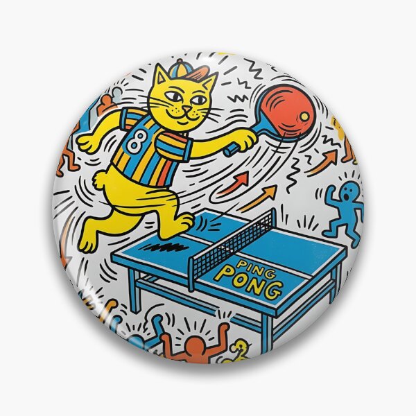 Item preview, Manx Table-Tennis Coach designed and sold by PictoVibe.