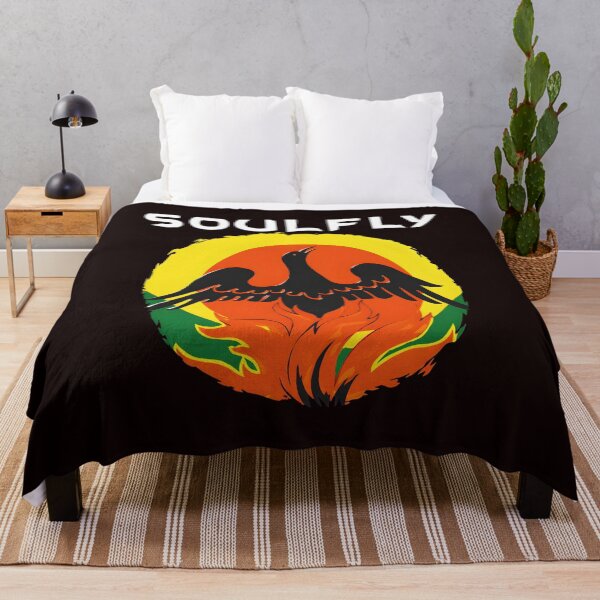Item preview, Soulfly Band Phoenix Flames Art designed and sold by MouDesignArt.