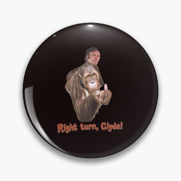 Item preview, Right turn, Clyde! Primate Pop Culture  designed and sold by MouDesignArt.