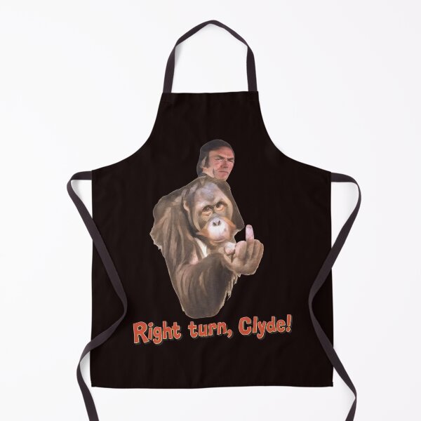Item preview, Right turn, Clyde! Primate Pop Culture  designed and sold by MouDesignArt.