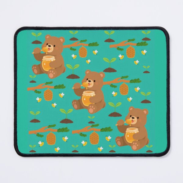 Item preview, Cute Honey Bear Pattern designed and sold by Azurart2.