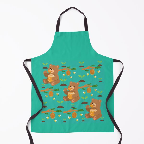 Item preview, Cute Honey Bear Pattern designed and sold by Azurart2.
