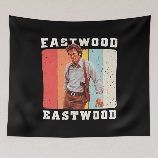 Item preview, Clint Eastwood Retro Vintage designed and sold by MouDesignArt.