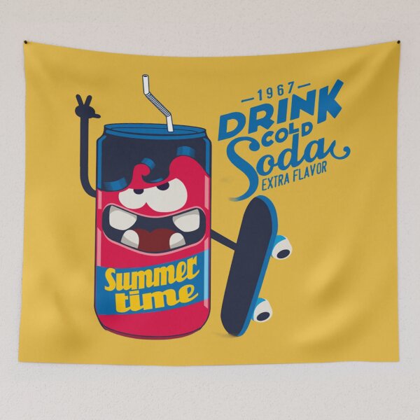 Item preview, retro soda can designed and sold by Johnnies.