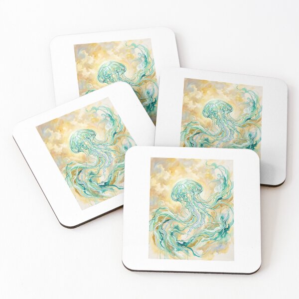 Item preview, Moon Jellyfish Stained-Glass Choreographe designed and sold by PictoVibe.