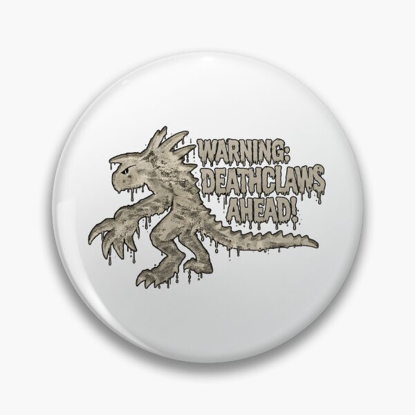 Item preview, Deathclaws Ahead – Wasteland Warning Sign designed and sold by Bootleg-Edits.