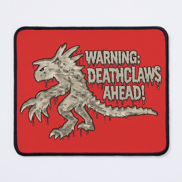 Item preview, Deathclaws Ahead – Wasteland Warning Sign designed and sold by Bootleg-Edits.