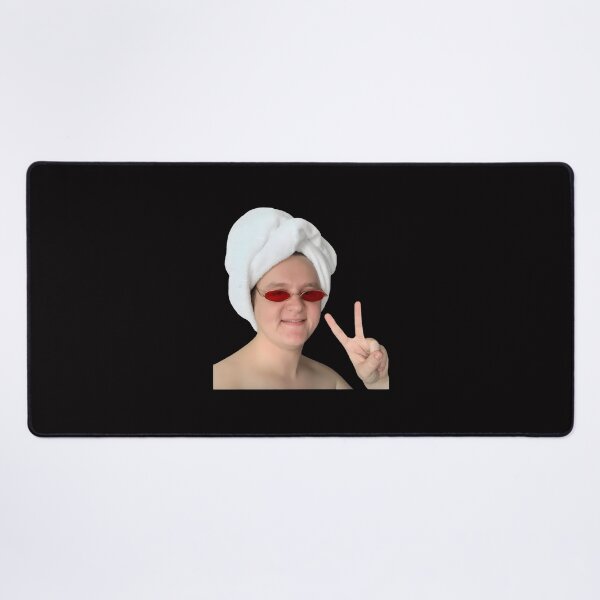 Item preview, Towel Head, Red Glasses, Peace Sign designed and sold by MouDesignArt.