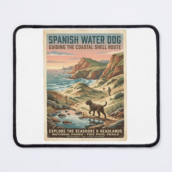 Item preview, Spanish Water Dog Shell Collector designed and sold by PictoVibe.