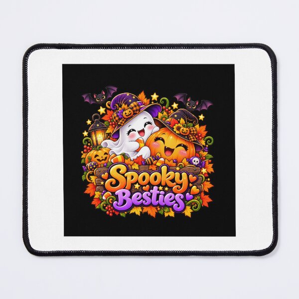 Item preview, Spooky Besties Halloween T-Shirt – Cute Ghost & Pumpkin Friends Design designed and sold by dressyside.