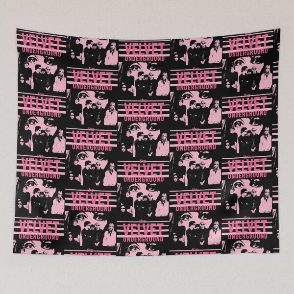 Item preview, The Velvet Underground Retro Pink Pop Art Band designed and sold by Aistementinp.