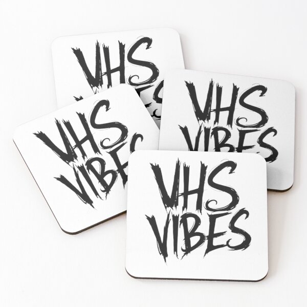 Item preview, VHS VIBES Bold Black Ink Typography designed and sold by Qubivibe.