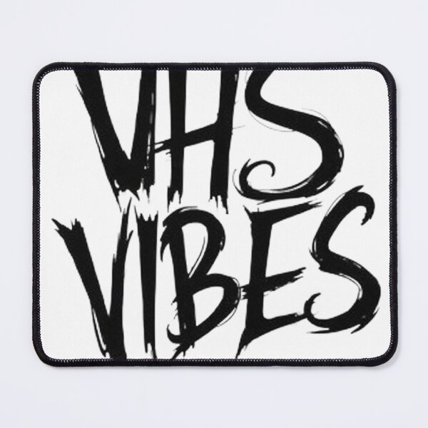 Item preview, VHS VIBES Bold Black Ink Typography designed and sold by Qubivibe.