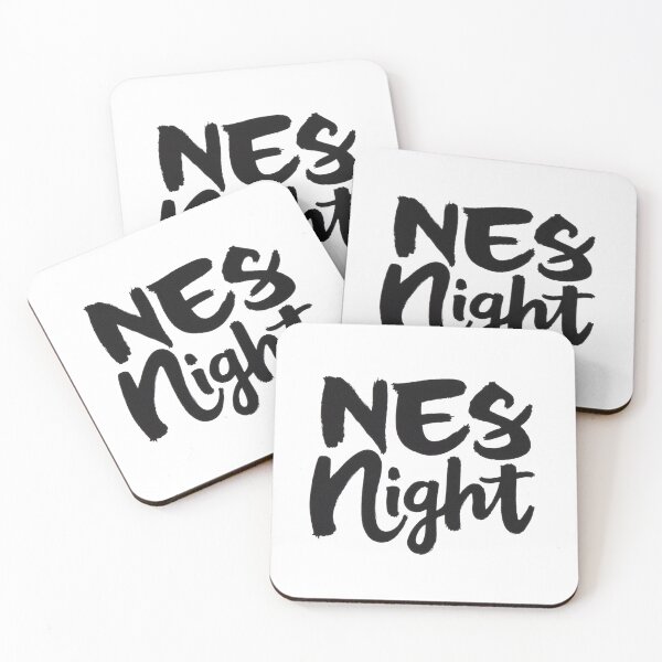 Item preview, NES Night - Bold Black Ink Hand Lettering designed and sold by Qubivibe.