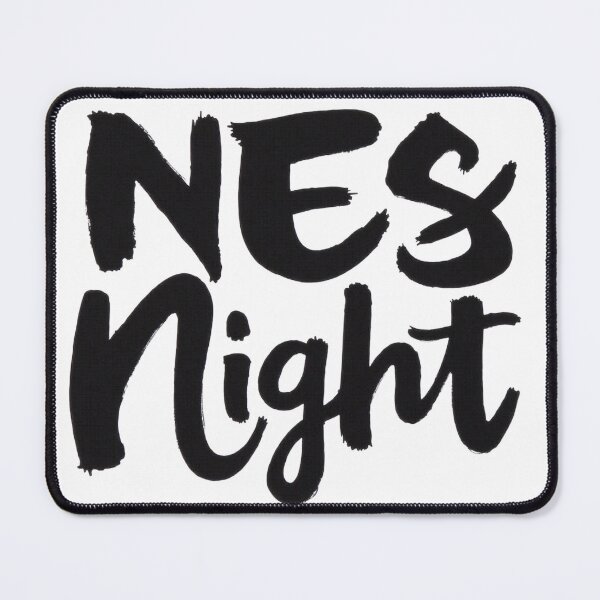 Item preview, NES Night - Bold Black Ink Hand Lettering designed and sold by Qubivibe.
