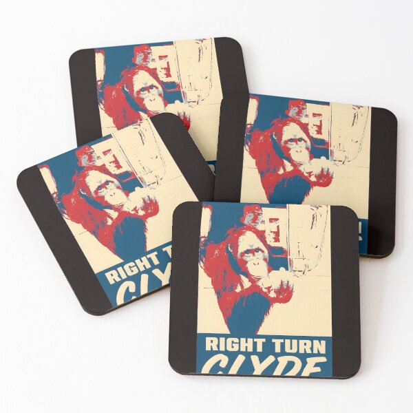 Item preview, Right Turn Clyde Orangutan Movie Quote  designed and sold by Hector-Studio.