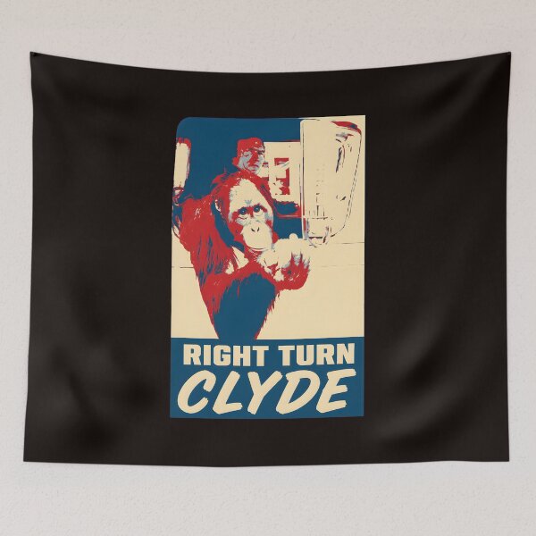 Item preview, Right Turn Clyde Orangutan Movie Quote  designed and sold by Hector-Studio.