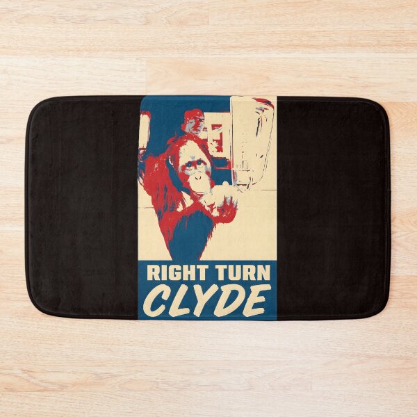 Item preview, Right Turn Clyde Orangutan Movie Quote  designed and sold by Hector-Studio.