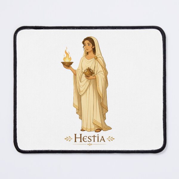 Item preview, Hestia, the Greek Goddess of Hearth, Home, Domesticity, and Sacred Fire designed and sold by ArteTeoma.