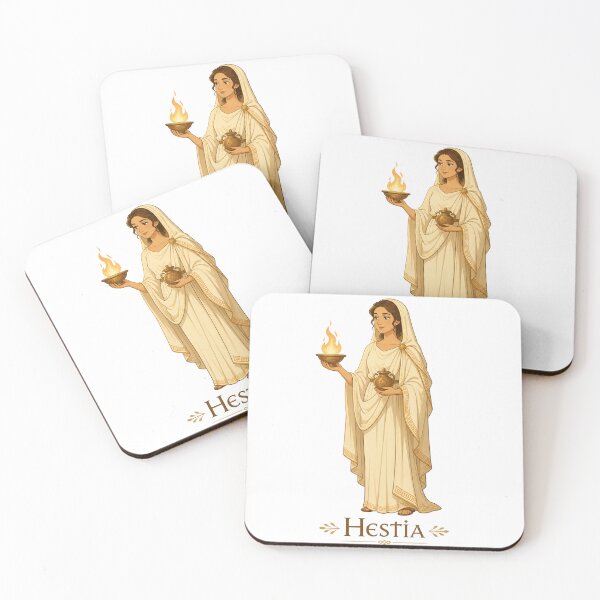Item preview, Hestia, the Greek Goddess of Hearth, Home, Domesticity, and Sacred Fire designed and sold by ArteTeoma.