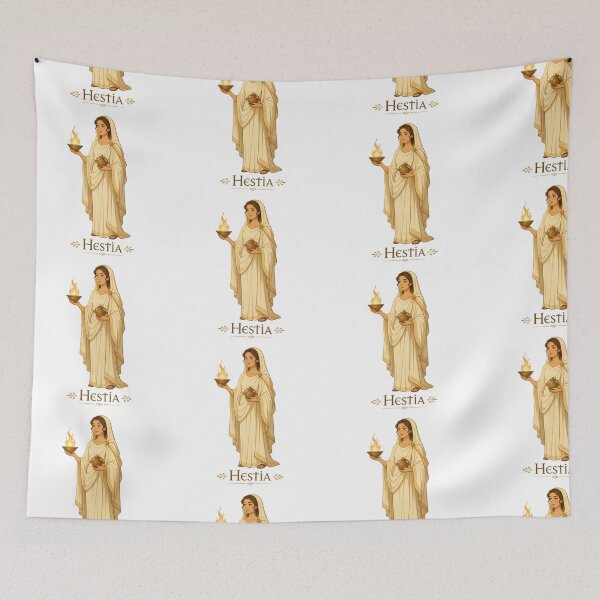 Item preview, Hestia, the Greek Goddess of Hearth, Home, Domesticity, and Sacred Fire designed and sold by ArteTeoma.