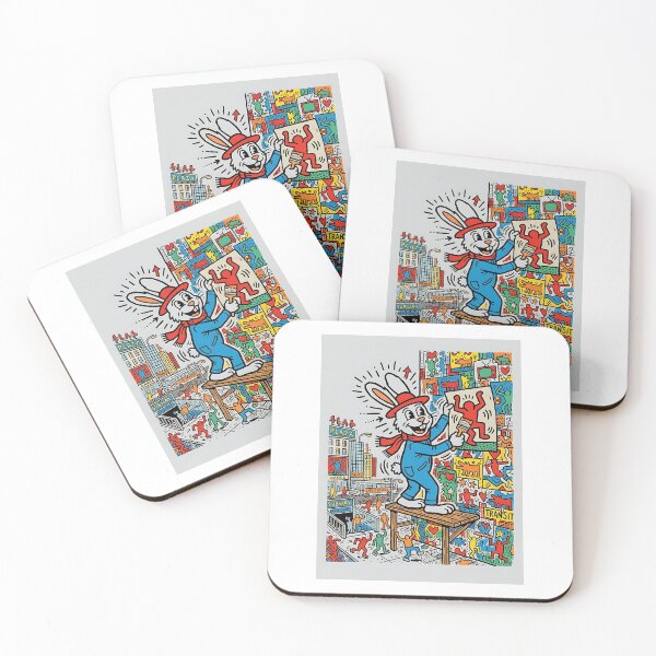 Item preview, Rex Rabbit Collage Poster Artist designed and sold by PictoVibe.