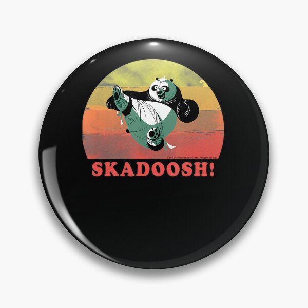 Item preview, Kung-Fu-Bear-Skadoosh-Retro-Circle-Portrait designed and sold by reynahamb.