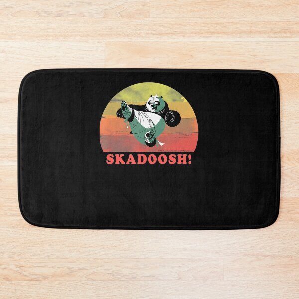 Item preview, Kung-Fu-Bear-Skadoosh-Retro-Circle-Portrait designed and sold by reynahamb.
