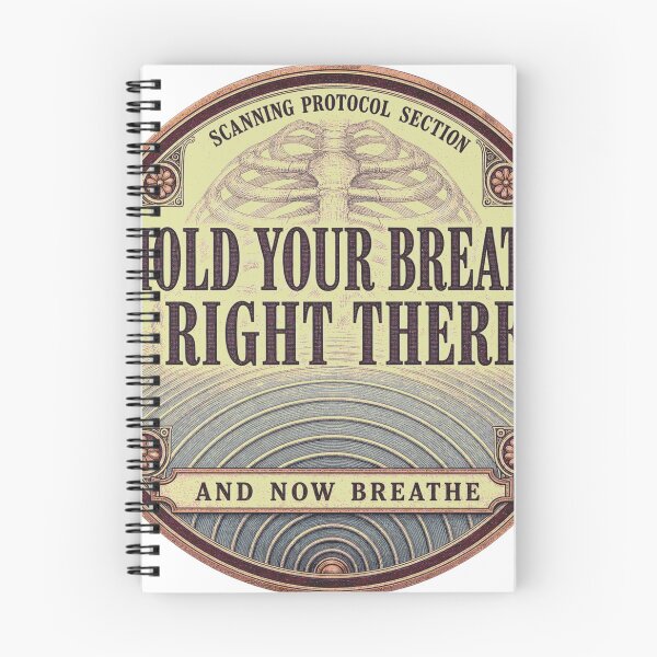 Item preview, Hold Your Breath Right There Sonography Examination Procedure Medallion designed and sold by BoosterShop.