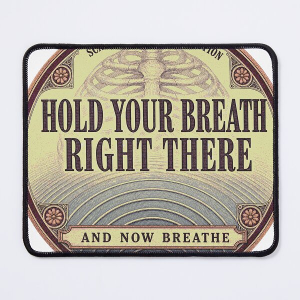 Item preview, Hold Your Breath Right There Sonography Examination Procedure Medallion designed and sold by BoosterShop.