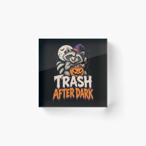 Item preview, Trash After Dark Raccoon Spooky Candy Night designed and sold by markymaarty.